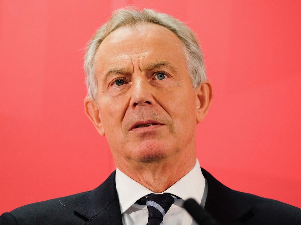 Former Prime Minister Tony Blair said he would 'not normally respond to daily stories about events which happened during my time in office' but said he would do so 'given the utter hypocrisy with which this story is being covered': Ian Forsyth/Getty Images