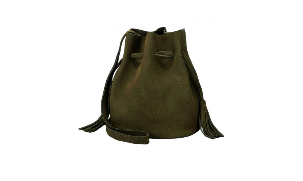 Suede hunter green mini bag (Photo: Heidi/Amazon)