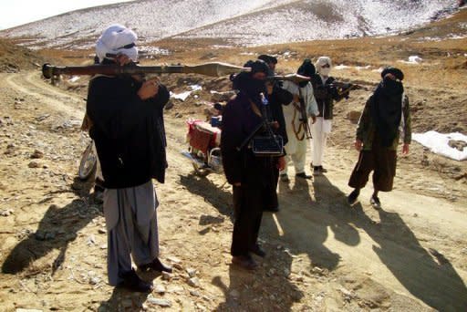 Taliban fighters in Ghazni province, Afghanistan in 2010. Pakistan Wednesday rejected accusations that it was secretly supporting Taliban insurgents in Afghanistan, while the Taliban denied plans for peace talks with the Afghan government in Saudi Arabia