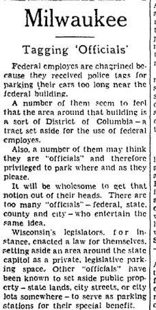 The Milwaukee Journal front page on Monday, Feb. 29, 1932.