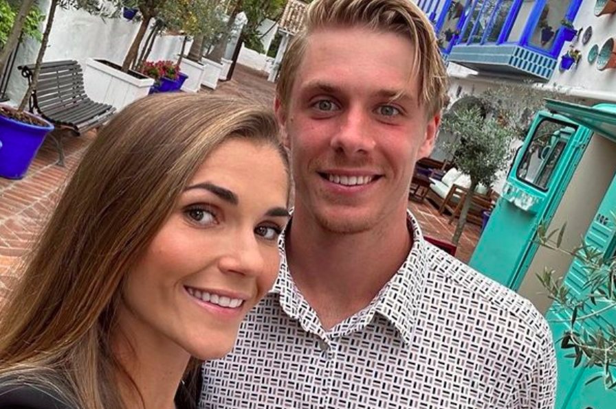 Tennis power couple Denis Shapovalov and Mirjam Bjorklund announce engagement via Instagram/ @mirjambjorklund