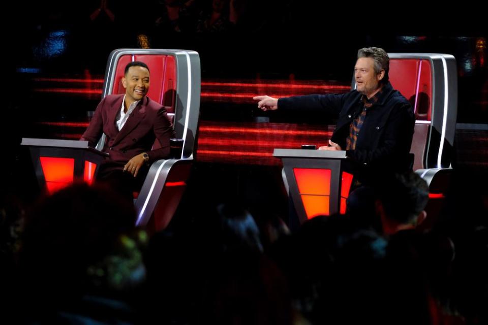 John Legend and Blake Shelton | Trae Patton/NBC