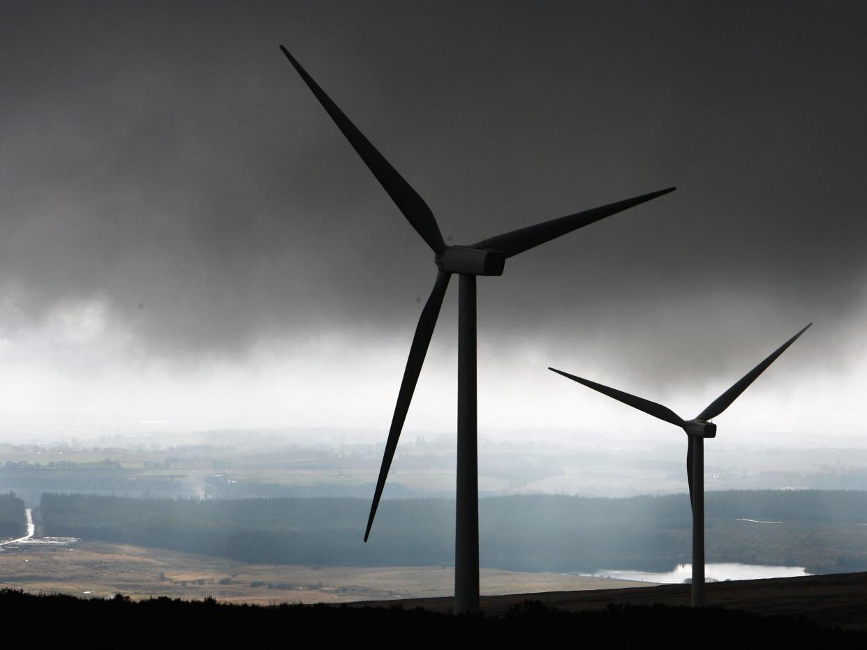 Transporting power from wind farms in Scotland will help to reduce the overall system cost of wind in the UK: Getty Images