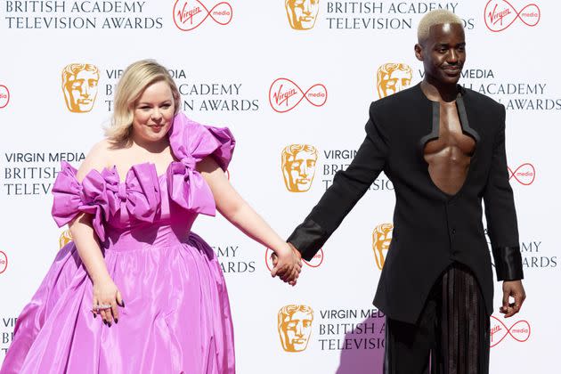 Nicola Coughlan and Ncuti Gatwa at this year's TV Baftas (Photo: Jeff Spicer via Getty Images)