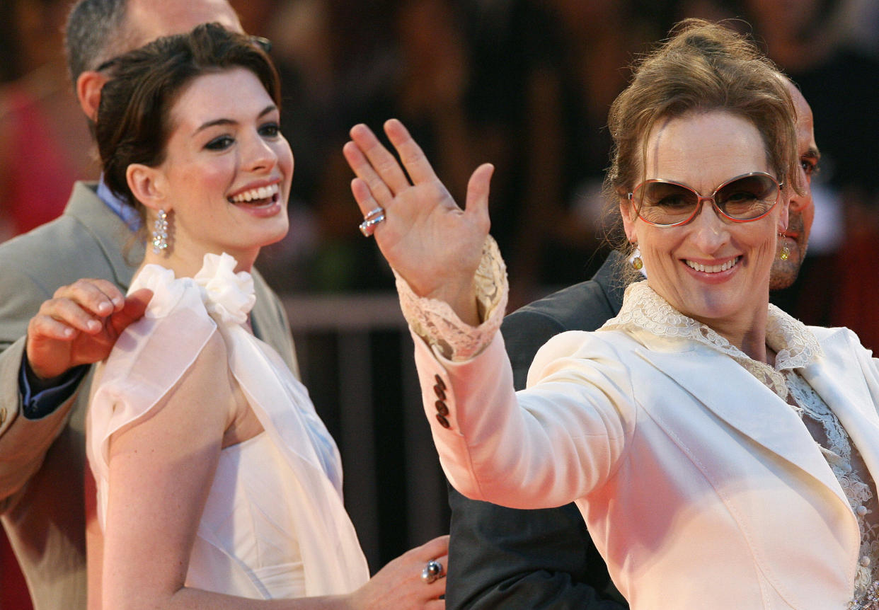 'El diablo viste a la moda' dejó huella en la historia de las comedias y en las carreras de Anne Hathaway y Meryl Streep, aunque de manera diferente. (Foto de Alberto Pizzoli/AFP via Getty Images)