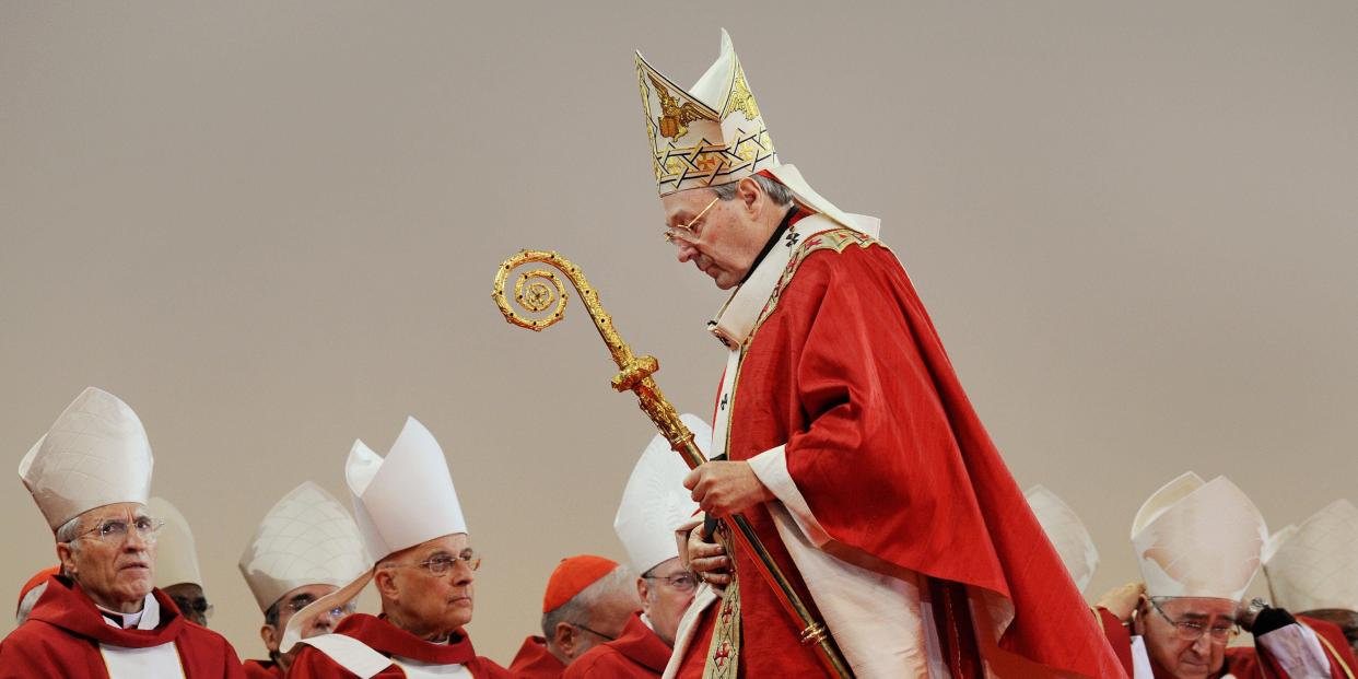 Cardinal George Pell in Sydney Australia