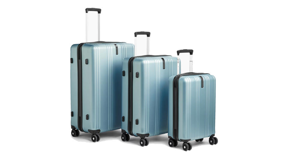 Set of 3 Lisbon Hard Shell 8 Wheel Suitcase