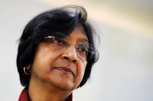 UN Commissioner for Human Rights Navi Pillay, pictured in February. Sudanese air strikes on foe South Sudan could amount to international crimes, Pillay has warned