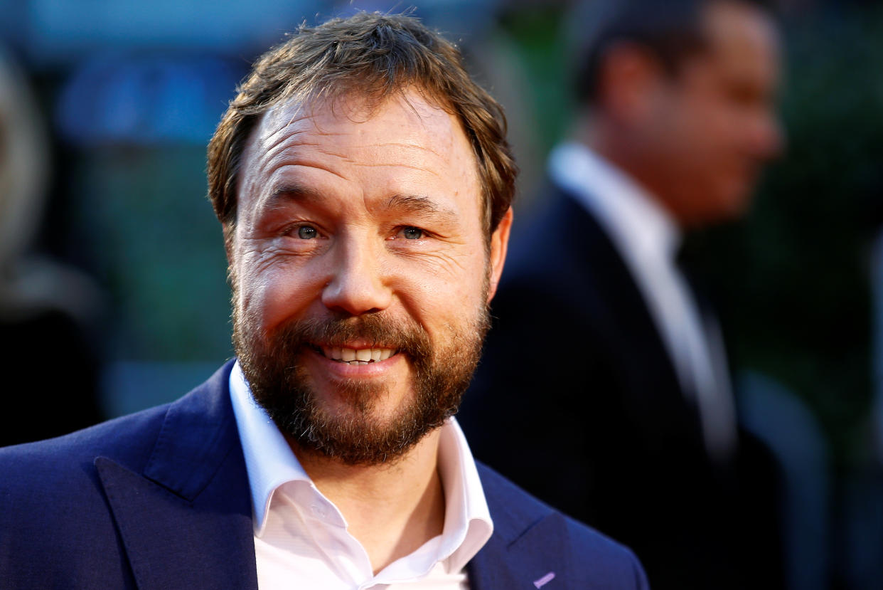 Cast member Stephen Graham arrives for the screening of 