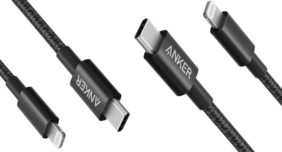 Anker New Nylon USB-C to Lightning Charging Cord (Photo: Amazon)