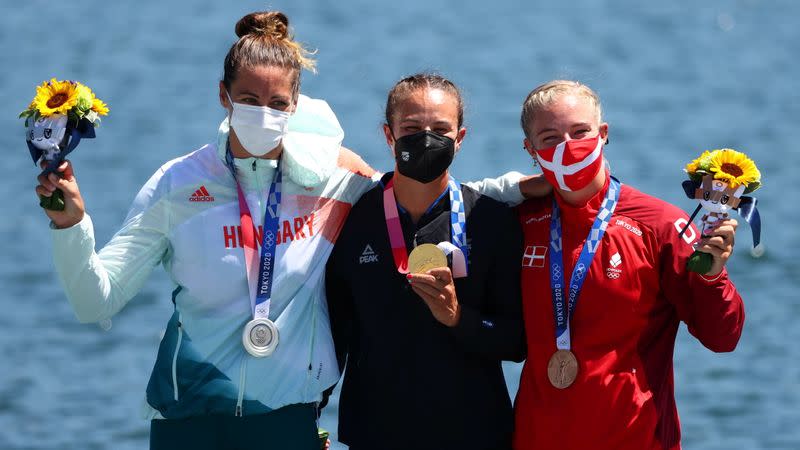 Canoe Sprint - Women's K1 500m - Medal Ceremony