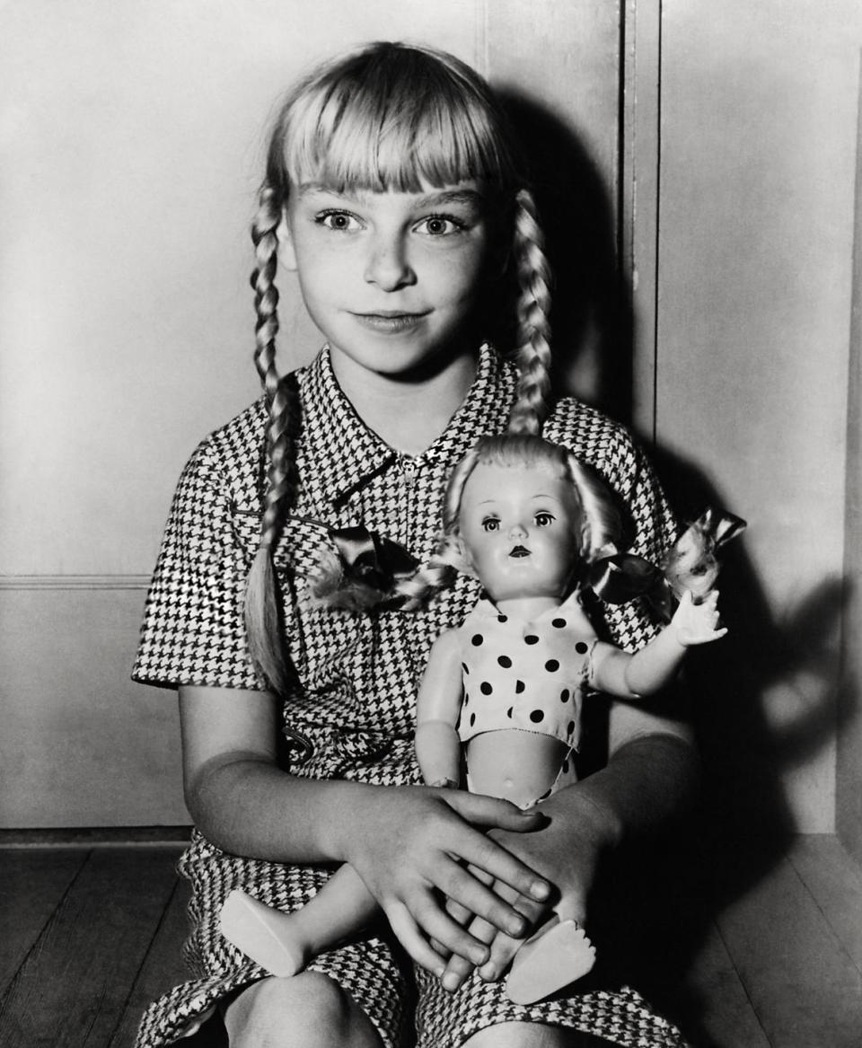 Then: Patty McCormack in 'The Bad Seed'