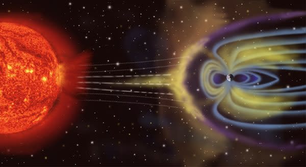 A large sunspot cluster has produced several moderate to strong solar flares since Wednesday, May 8, 2024. At least five flares were associated with coronal mass ejections (CMEs) that appear to be Earth-directed. “CMEs are explosions of plasma and magnetic fields from the sun’s corona. They cause geomagnetic storms when they are directed at Earth. Geomagnetic storms can impact infrastructure in near-Earth orbit and on Earth’s surface, potentially disrupting communications, the electric power grid, navigation, radio and satellite operations,” NOAA explains. Courtesy: NASA