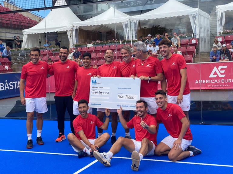 El equipo de América, ganador del cheque en el torneo exhibición