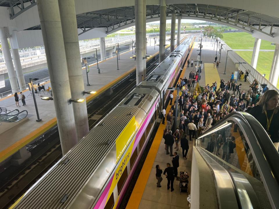 Brightline's Orlando International Airport station on Friday, Sept. 22, 2023.