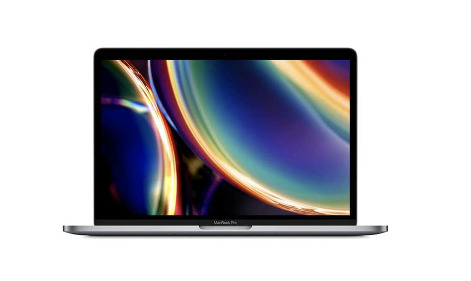 Apple MacBook Pro de 13 pulgadas, Touch Bar, Procesador Intel Core i5 de 4 núcleos y 2.0 GHz de décima generación. Foto: amazon.com.mx. 