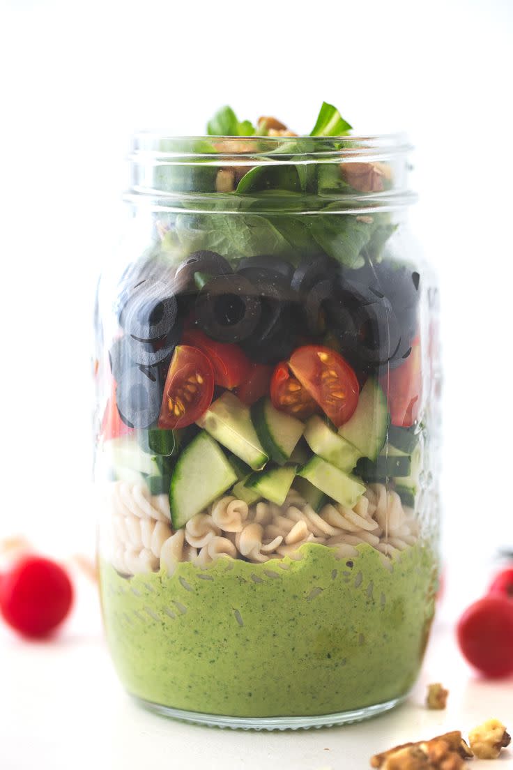 Vegan Salad in a Jar