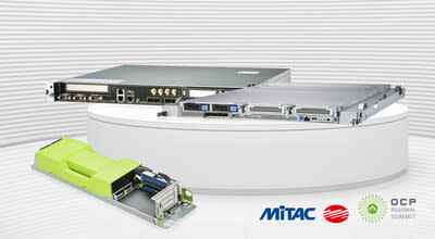 MiTAC's New OCP Products Offer Improved Power Efficiency and Power Budget for Cloud Applications