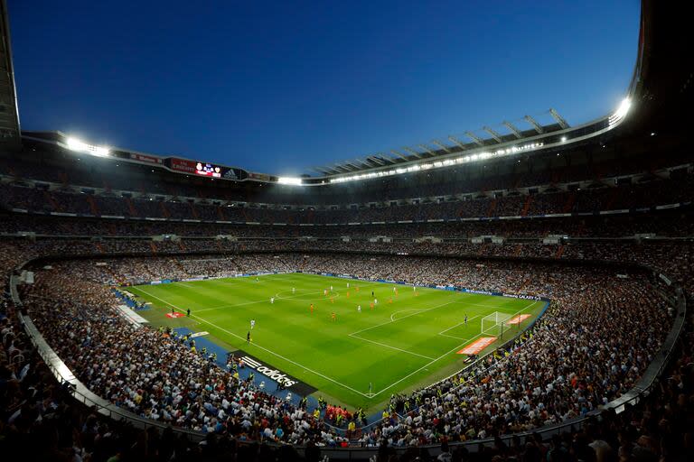 El estadio Santiago Bernabéu, de Real Madrid