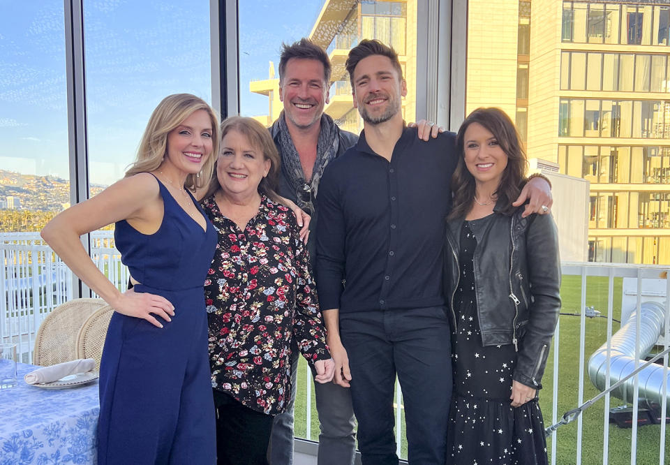 <p>Actress <a href="https://people.com/parents/jen-lilley-welcomes-baby-with-husband-jason-wayne-daughter-jackie-grace/" rel="nofollow noopener" target="_blank" data-ylk="slk:Jen Lilley;elm:context_link;itc:0;sec:content-canvas" class="link ">Jen Lilley</a>, is pictured with Christmas Is Not Canceled grand prize winner Janet Chlapek, as well as <a href="https://people.com/parents/paul-greene-welcomes-second-child-baby-boy-son-hallmark-channel/" rel="nofollow noopener" target="_blank" data-ylk="slk:Paul Greene;elm:context_link;itc:0;sec:content-canvas" class="link ">Paul Greene</a>, <a href="https://people.com/tv/nikki-deloach-andrew-walker-talk-instant-friendship-new-movie-sweet-autumn/" rel="nofollow noopener" target="_blank" data-ylk="slk:Andrew Walker;elm:context_link;itc:0;sec:content-canvas" class="link ">Andrew Walker</a> and <a href="https://people.com/tag/lacey-chabert/" rel="nofollow noopener" target="_blank" data-ylk="slk:Lacey Chabert;elm:context_link;itc:0;sec:content-canvas" class="link ">Lacey Chabert</a>. The fundraiser provided 25, 969 toys for children in need last Christmas and had a giving impact of $731,334 to charity. </p>