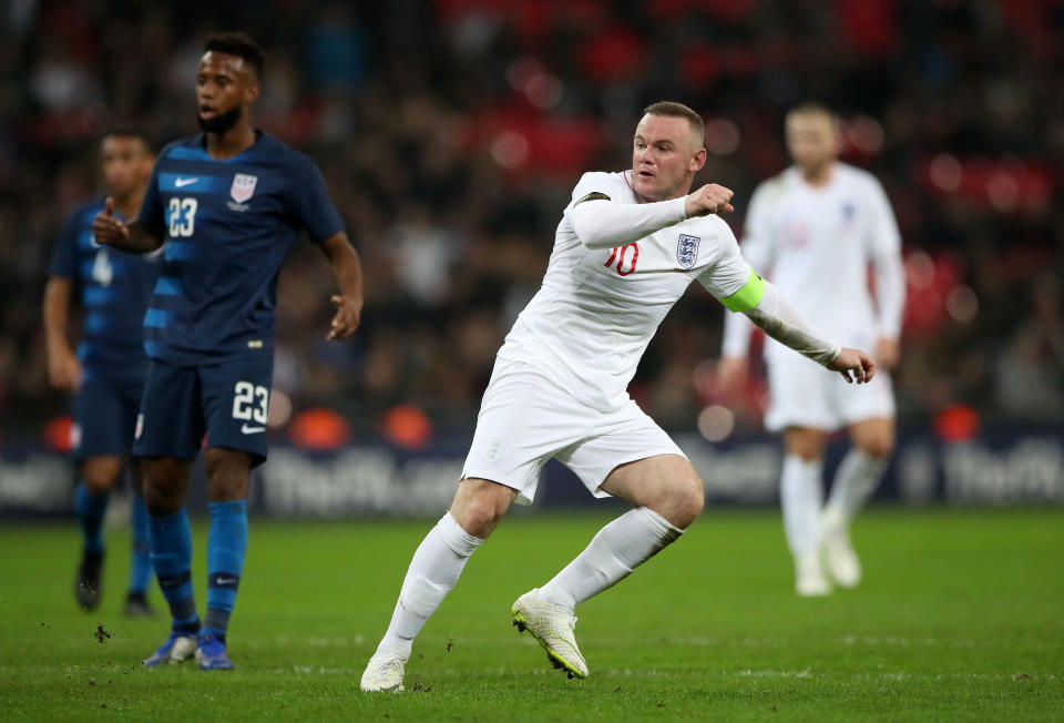 Rooney almost finds the net (Nick Potts/PA)