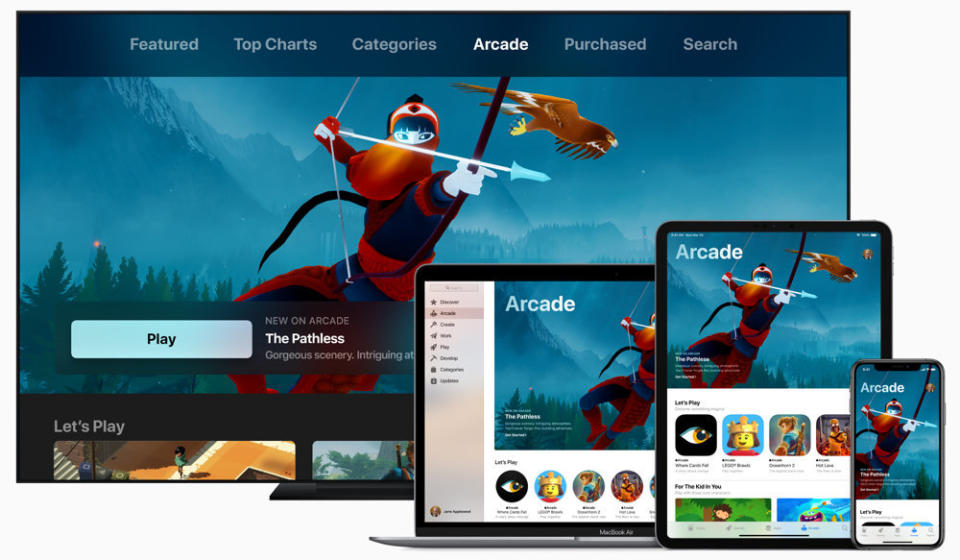 Apple's Arcade service could be a sleeper hit among gamers and parents. But the pricing will be key, and Apple still hasn't let that slip. (Image: Apple)
