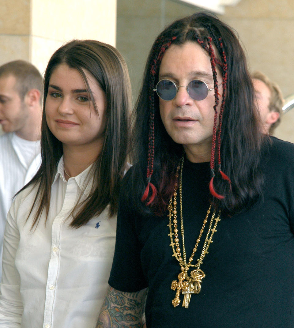 Ozzy and Aimée Osbourne in 2003. (Photo: Mark Sullivan/WireImage)