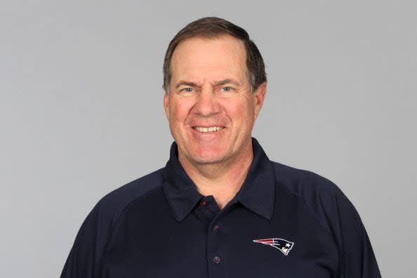 FOXBOROUGH, MA - CIRCA 2011: In this handout image provided by the NFL, Bill Belichick of the New England Patriots poses for his NFL headshot circa 2011 in Foxborough, Massachusetts. (Photo by NFL via Getty Images)