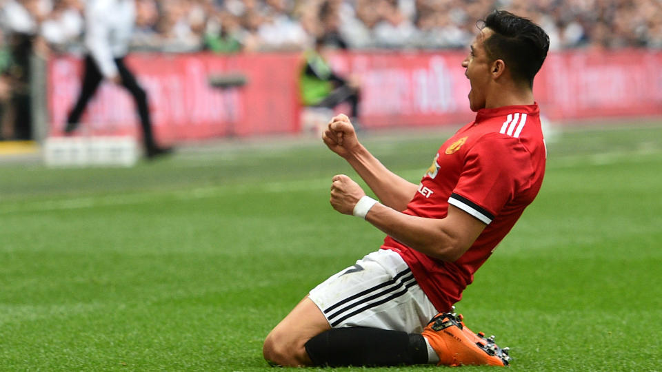 Alexis Sanchez has a superb record of scoring at Wembley in the FA Cup.