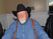 CHERRY HILL, NJ - MARCH 10: Wilford Brimley attends the 2017 Monster Mania Con at NJ Crowne Plaza Hotel on March 10, 2017 in Cherry Hill, New Jersey. (Photo by Bobby Bank/Getty Images)