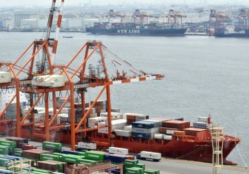 Japan logged a bigger-than-expected trade deficit of 853.7 billion yen ($10.7 billion) in May as exports suffered following the March earthquake and tsunami, official data showed Monday