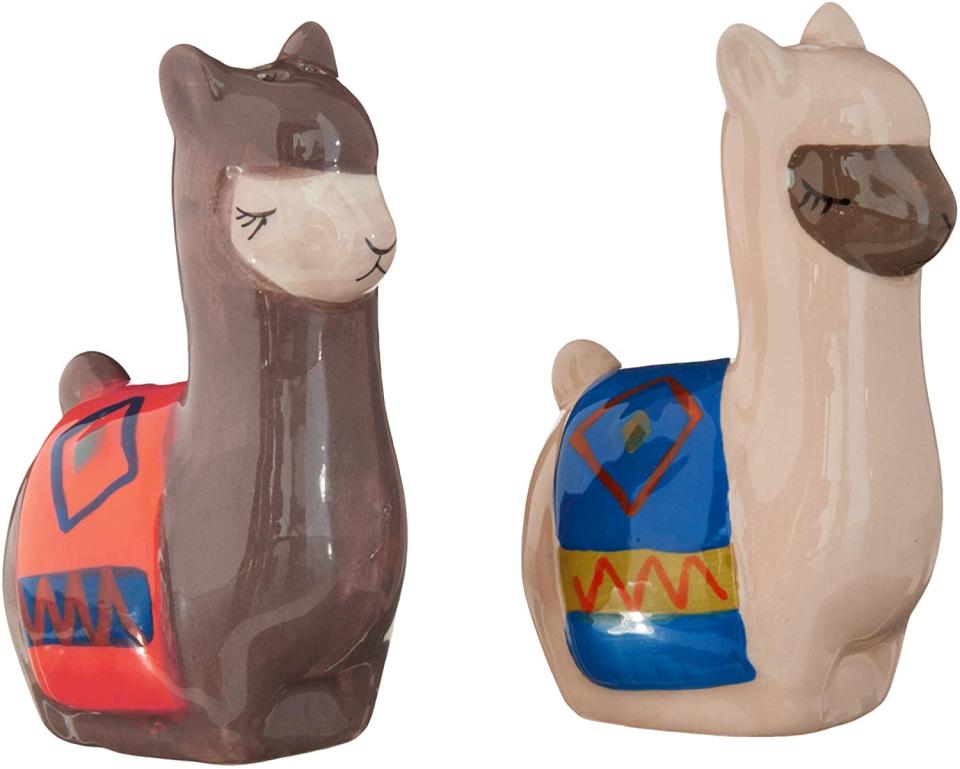 Boston Warehouse Salt & Pepper Set, Llama