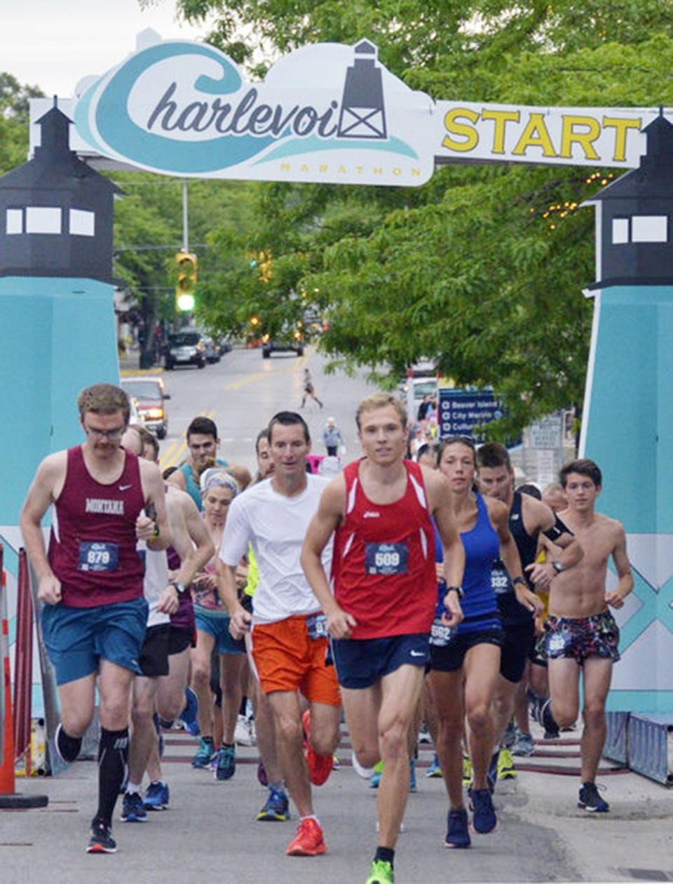 Nearly 1,500 runners took part in this past weekend's Charlevoix Marathon, which also featured a half marathon, 10k and 5k races.