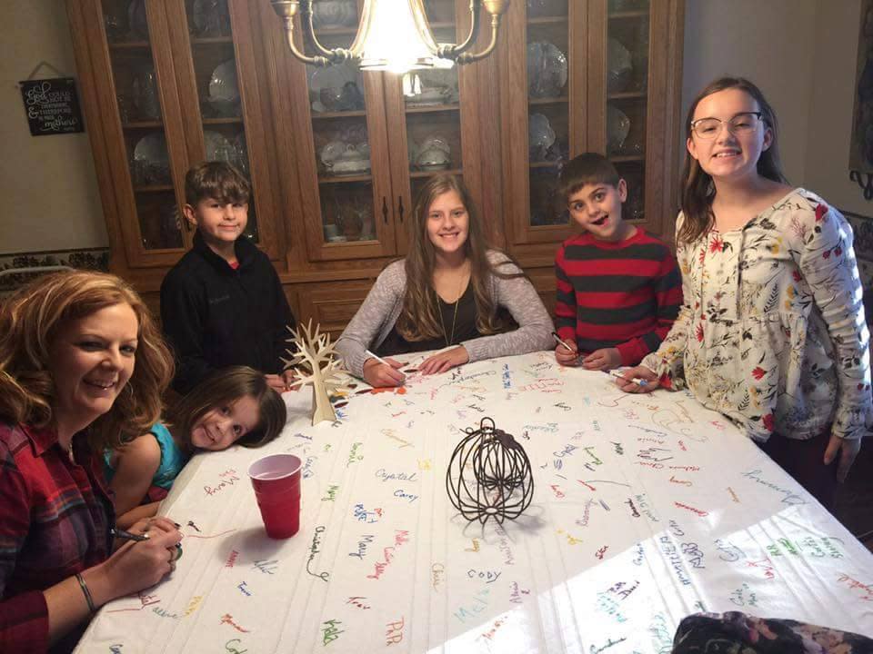 Thanksgiving tablecloth tradition (Deb Mills / Deb Mills)