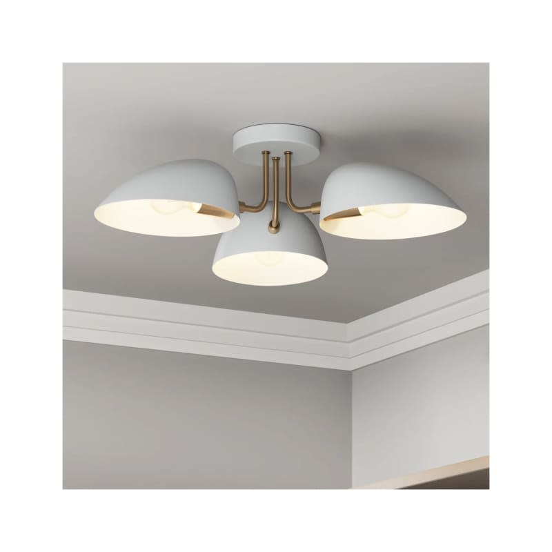 3-Arm Flush Mount Ceiling Light