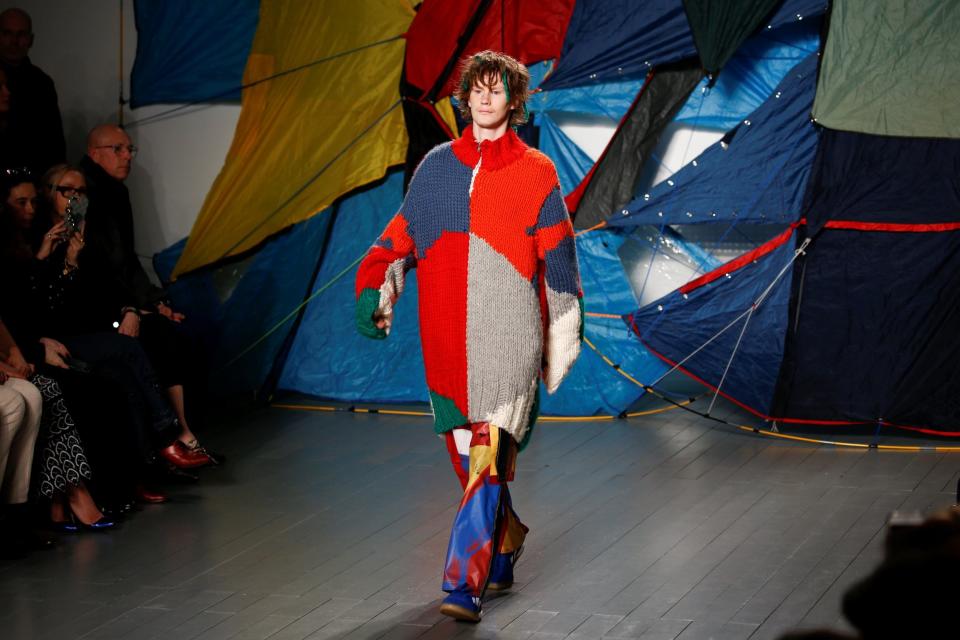 Bethany Williams AW19 show, London Fashion Week (REUTERS)