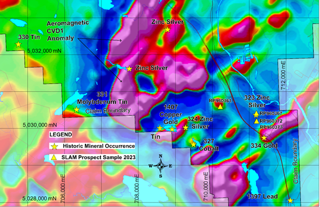 Highway Aeromagnetics & Mineral Occurrences