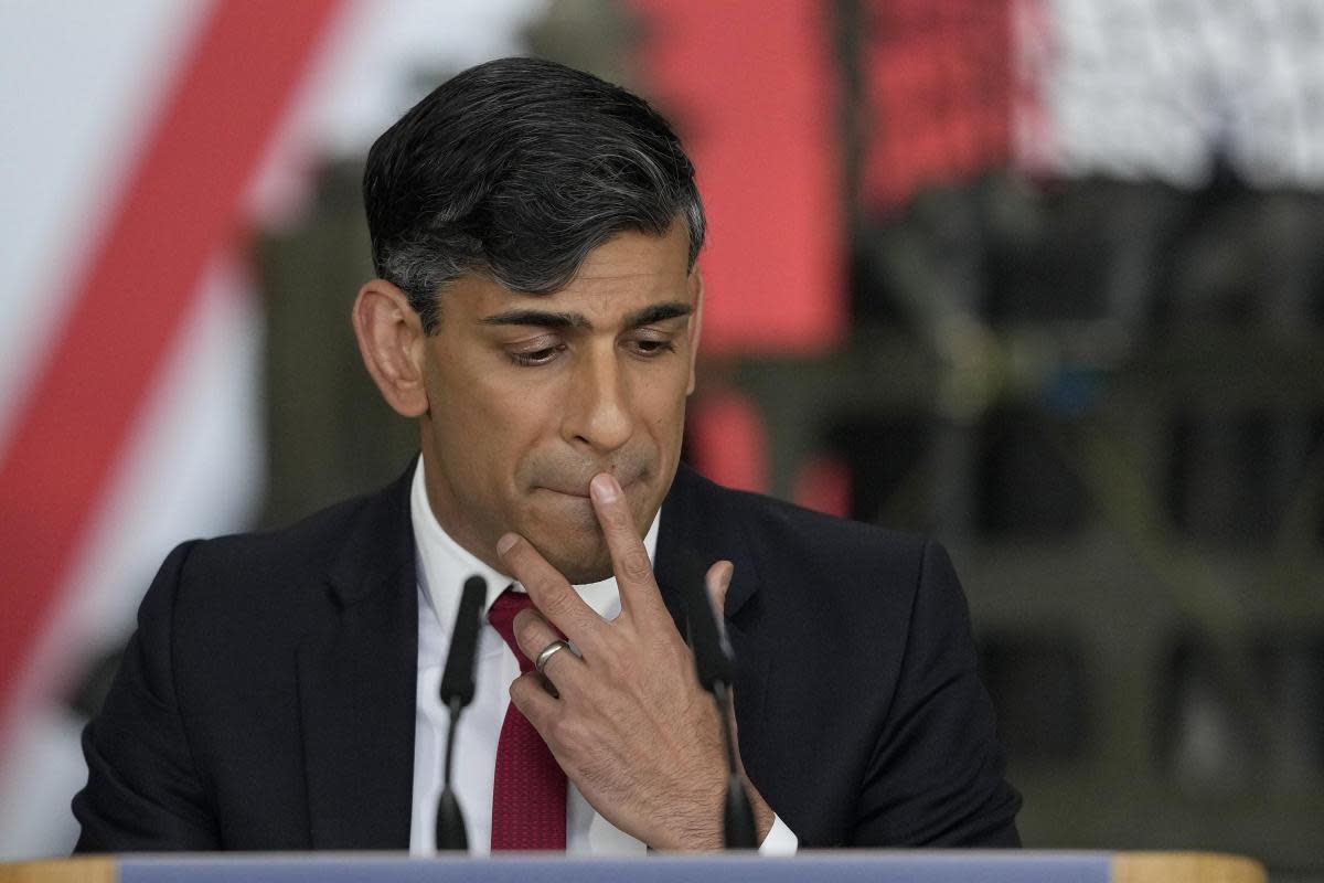 The latest possible date Rishi Sunak could hold the election is January 28 2025. <i>(Image: PA)</i>