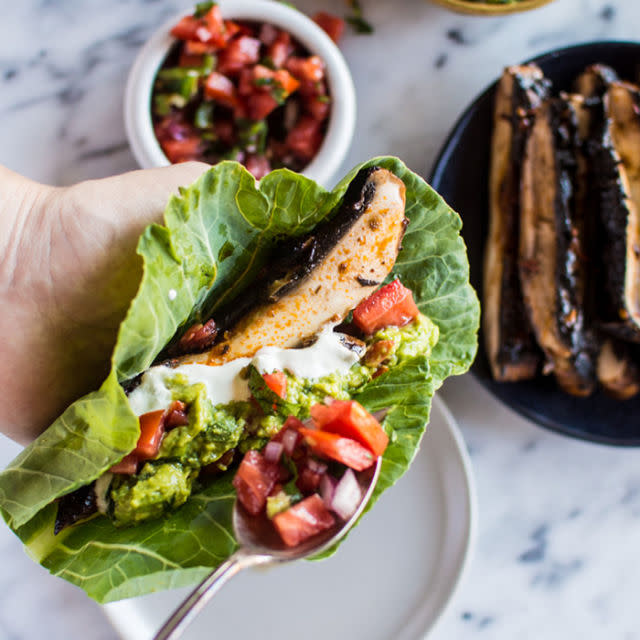 Harissa Portobello Mushroom 'Tacos'