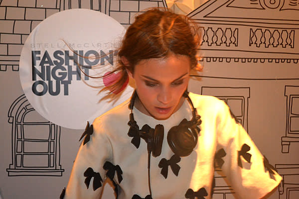 Alexa Chung at Stella McCartney