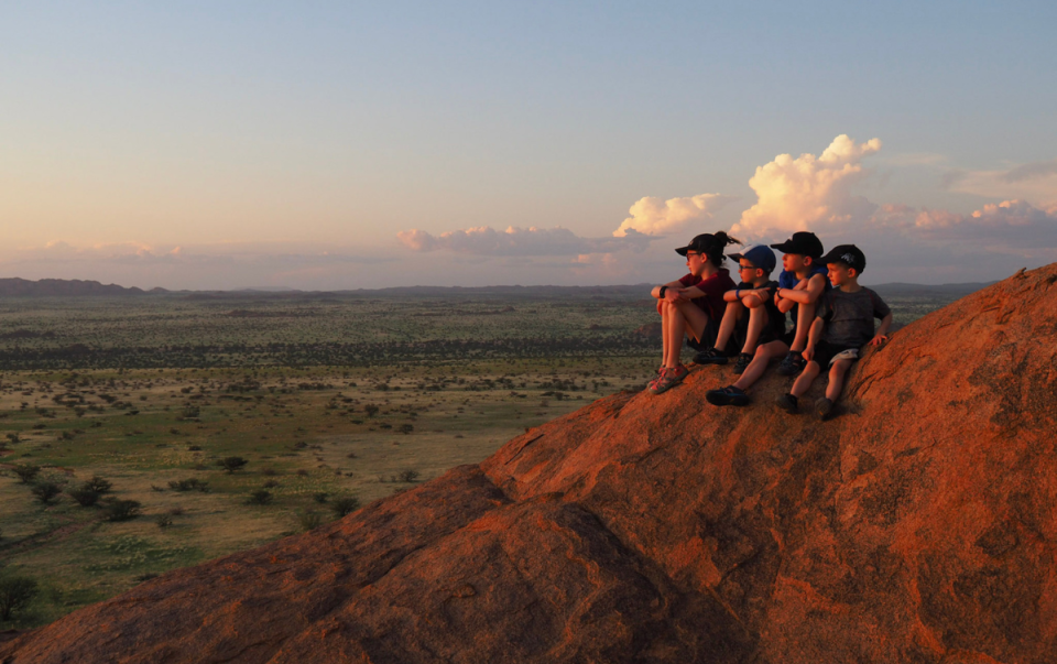 The Pelletier kids went on a once-in-a-lifetime adventure around Africa and Asia to 'fill their visual memory.' (Submitted by Edith Lemay)