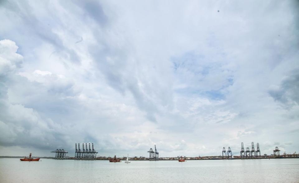 General view of Harwich Docks in Harwich (PA Wire)