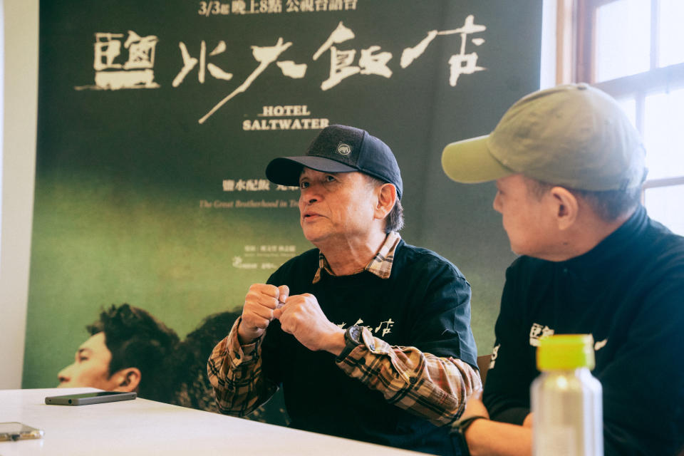 《鹽水大飯店》導演林志儒（左）、鄭文堂（右）攝影：莊泳翔