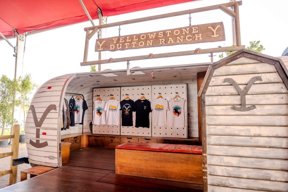 'Yellowstone' pop-up at Stagecoach