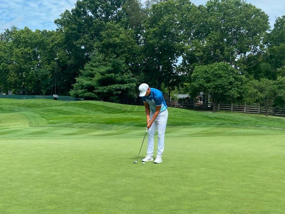 Matti Schmid, who was born in Germany and played college golf at Louisville, finished in a tie for 44th as the only player with Kentucky connections who made it through the weekend.