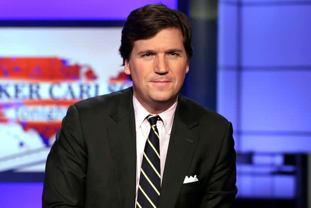 Richard Drew/AP/Shutterstock Tucker Carlson, who at the time hosted Fox News' primetime opinion show 'Tucker Carlson Tonight'