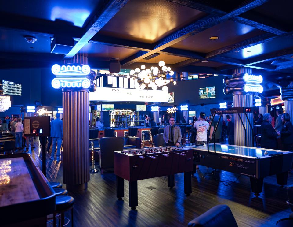 An interior view of the all-new NY Rec & Social Club inside Exit 33 at the Turning Stone Resort Casino which officially opened on Monday, December 18, 2023.