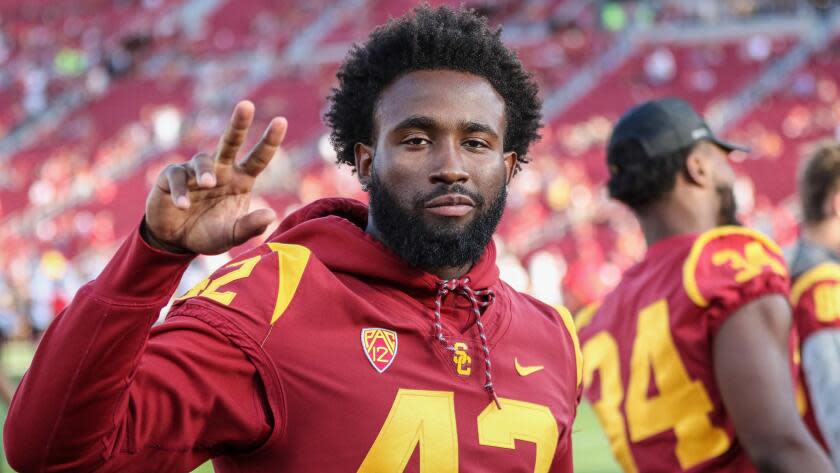 USC's Abdul-Malik McClain in 2019.