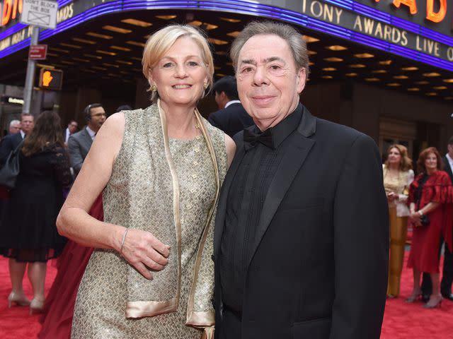 <p>Jenny Anderson/Getty</p> Madeleine Gurdon and Andrew Lloyd Webber attend the 72nd Annual Tony Awards on June 10, 2018 in New York City.