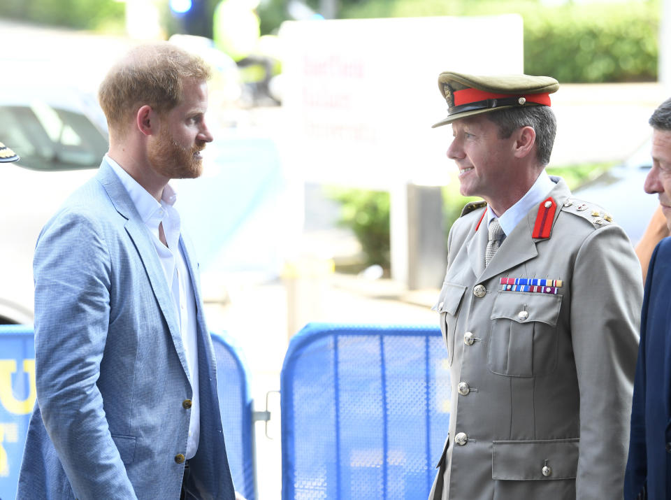 The Duke of Sussex arriving at the Invictus UK Trials Sheffield 2019, English Institute of Sport, Sheffield. Picture credit should read: Doug Peters/EMPICS